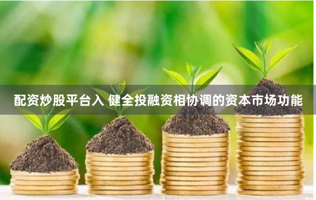 配资炒股平台入 健全投融资相协调的资本市场功能